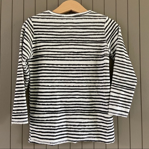 Noe & Zoe Terry Cloth Striped Top - Picture 2 of 3